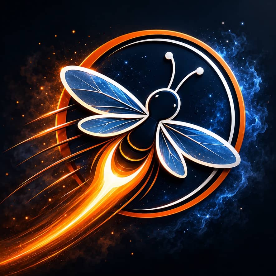 Firefly Heating & Air Conditioning firefly logo mark.